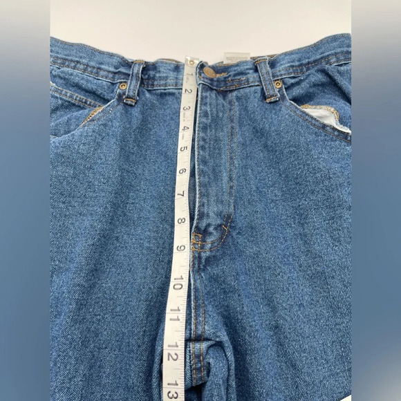 Lakin McKey Trading Flannel Lined Jeans Womens 12M Blue Denim Pants - Picture 9 of 11